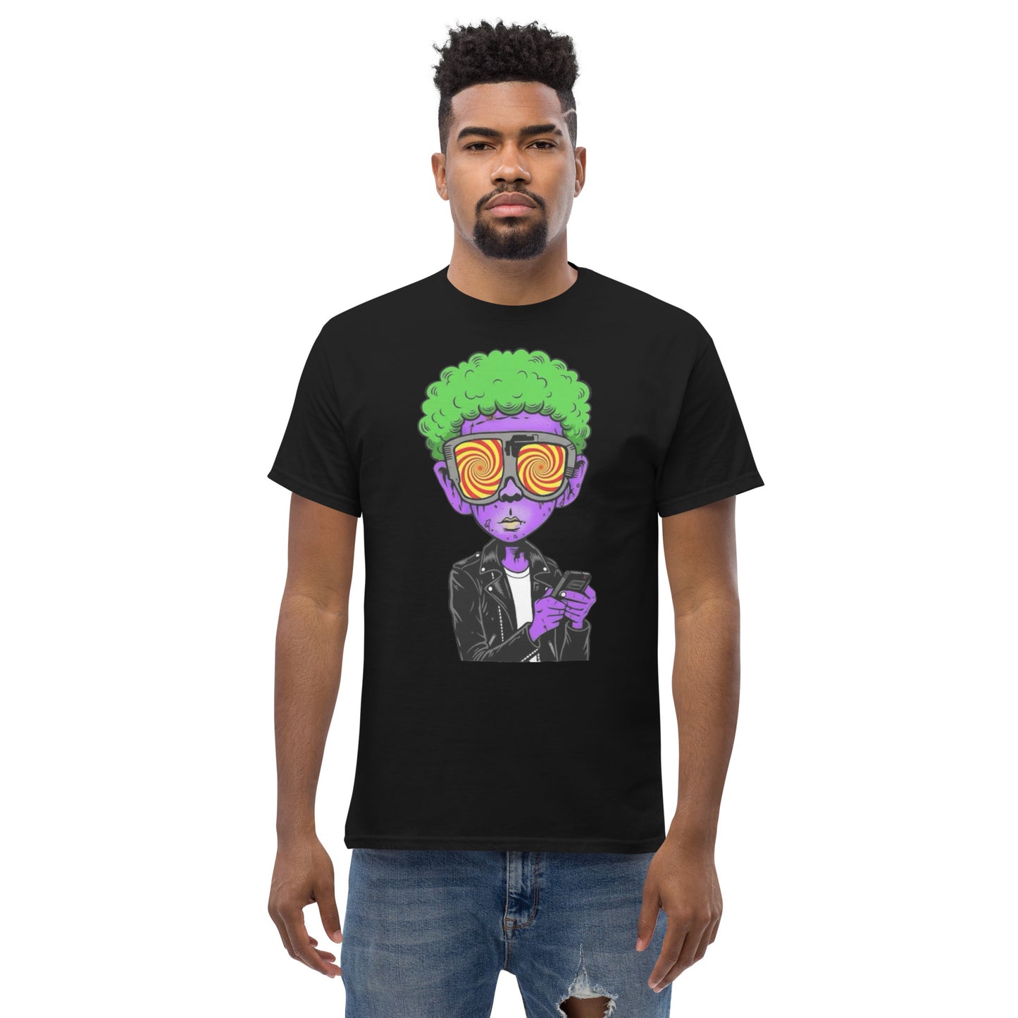 black NFT graphic Tee