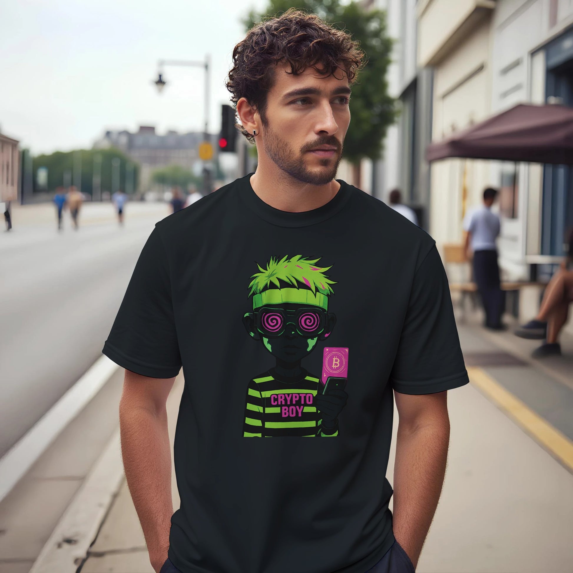 Black men graphic tee