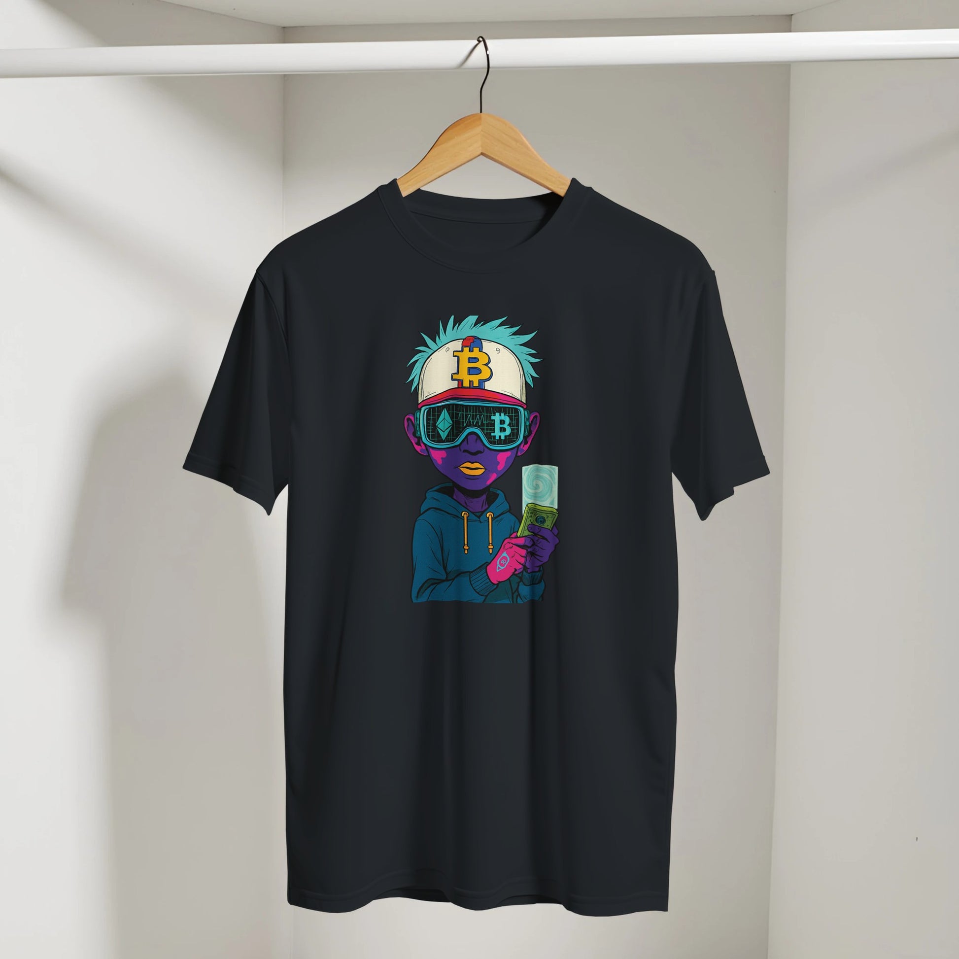 Black Bitcoin Graphic Tee
