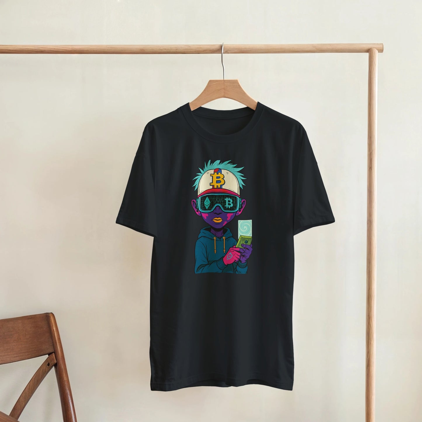 Bictoin-ethereum Graphic tee