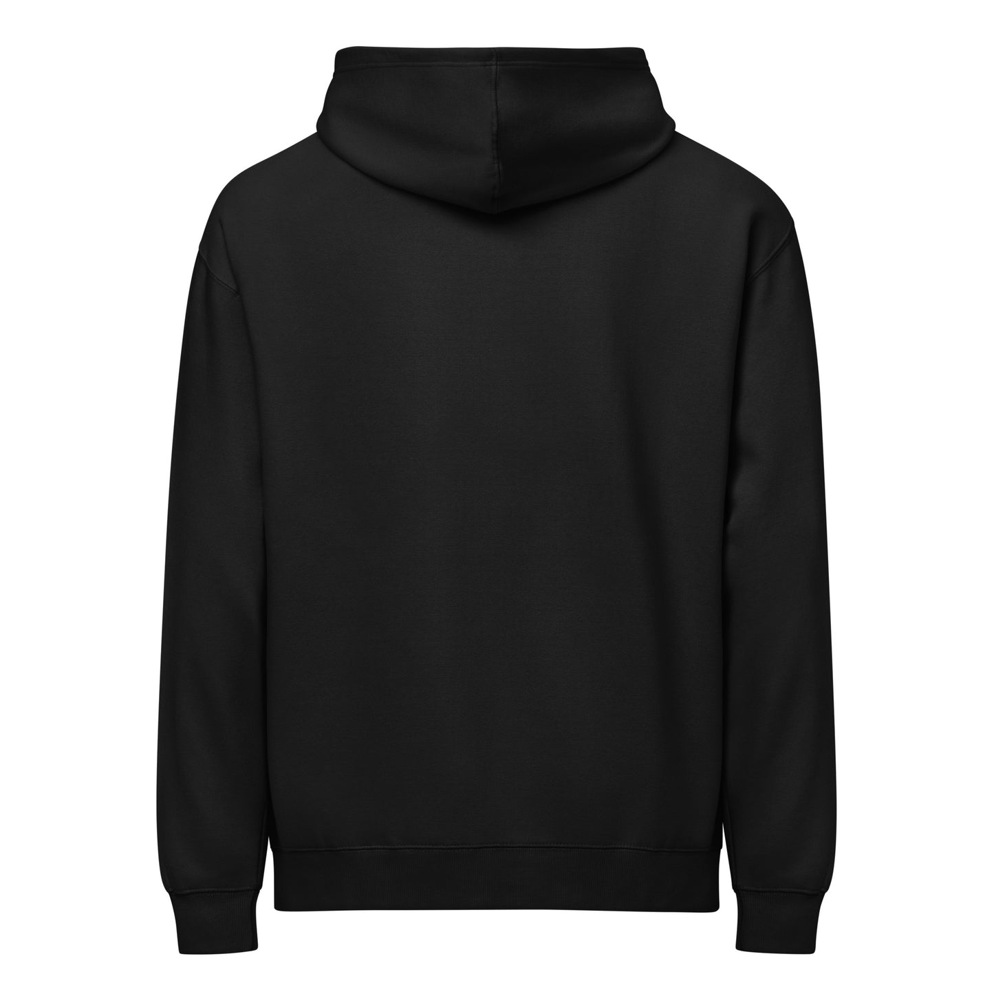 Black hoodie on a white background