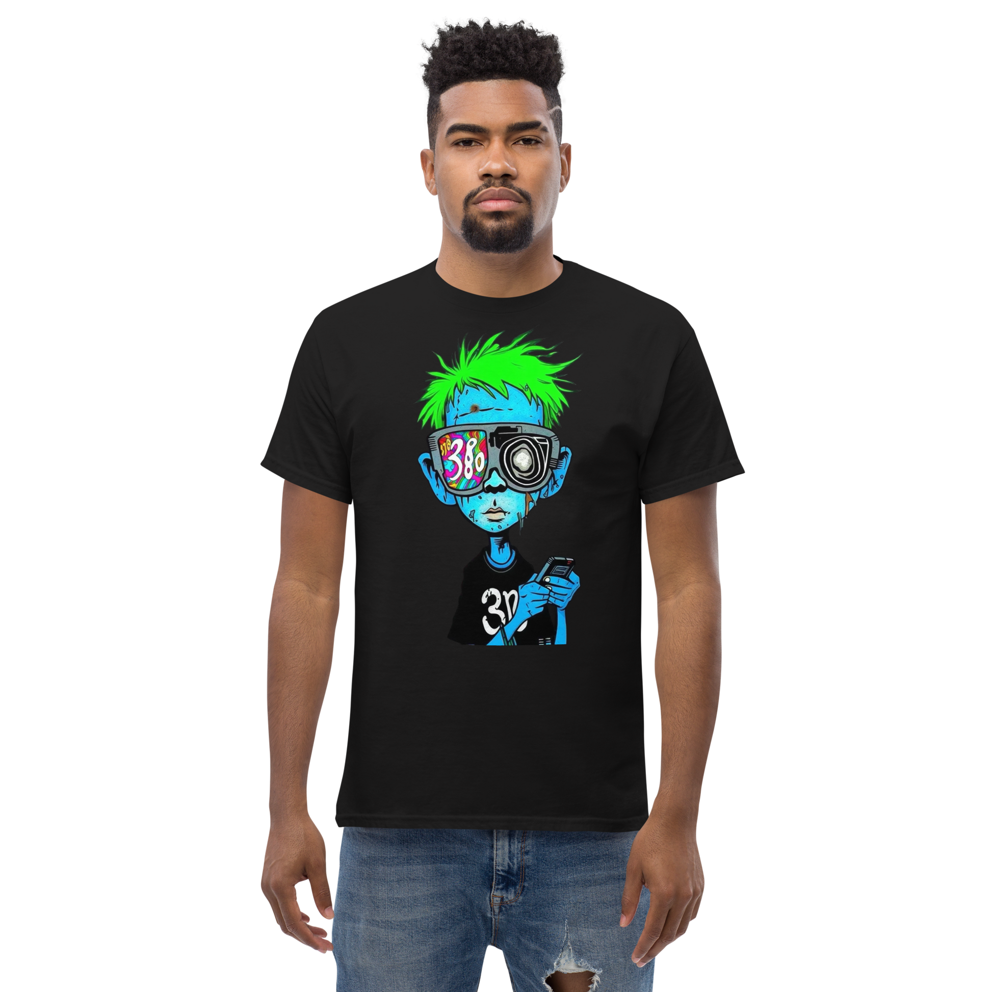 Black Men's Graphic Tshirt