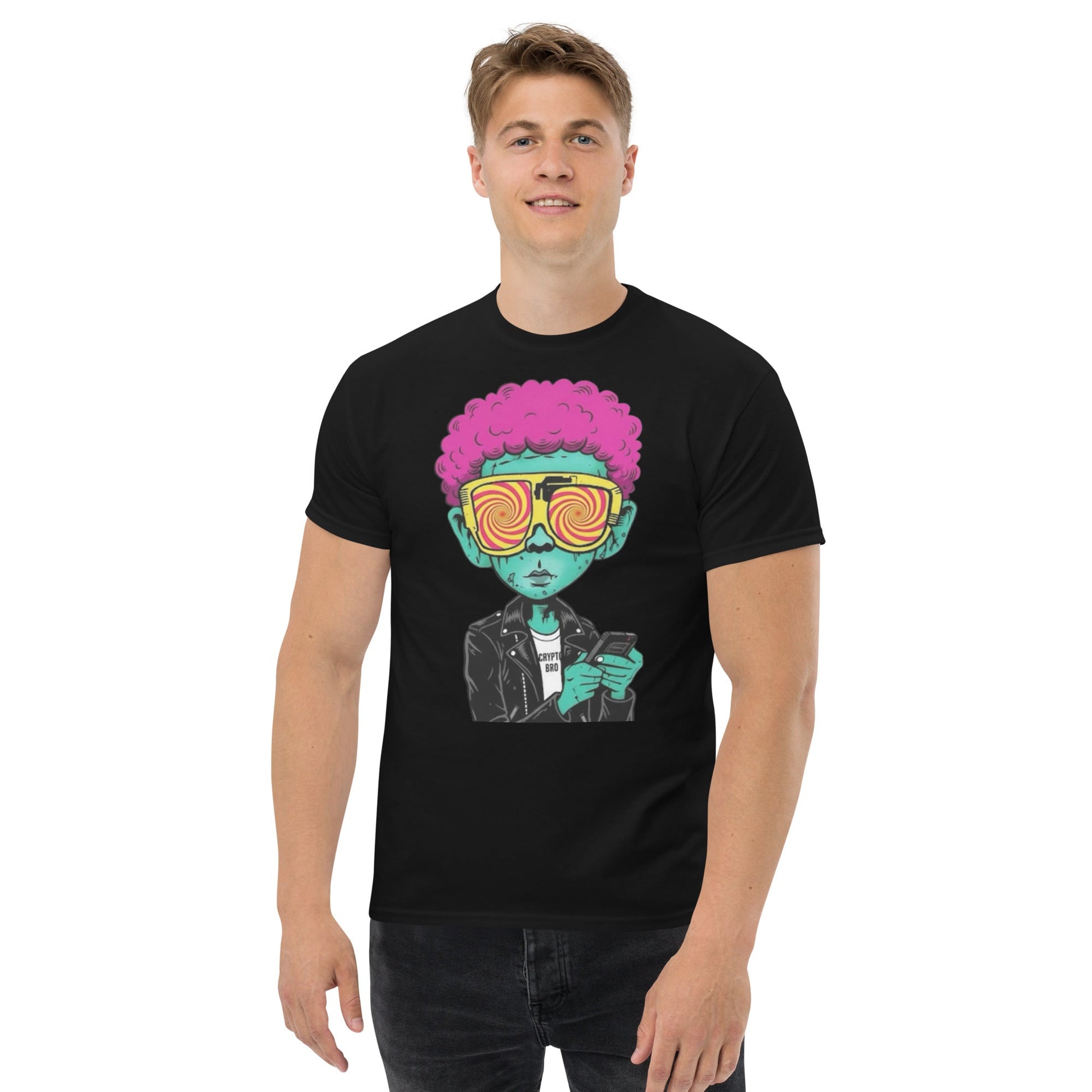 crypto boy graphic tee