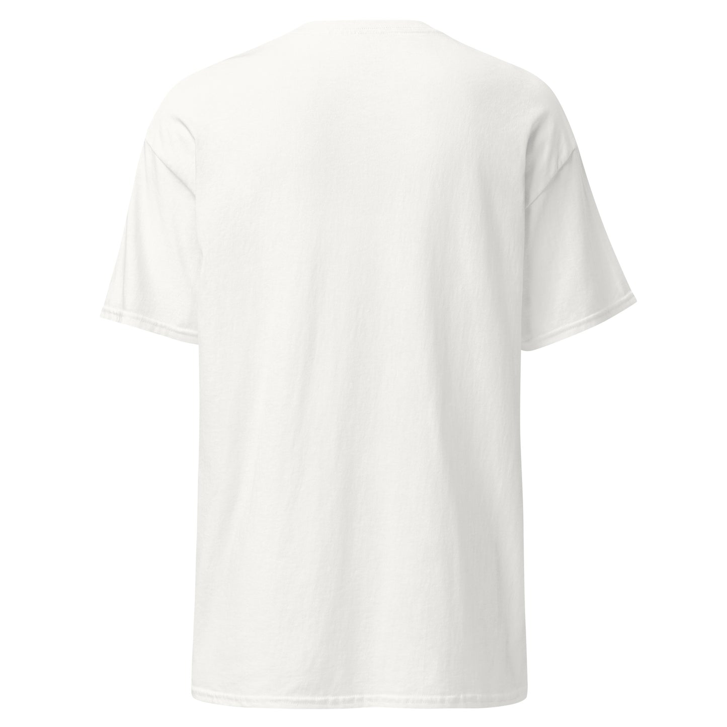 Plain white t-shirt on a white background