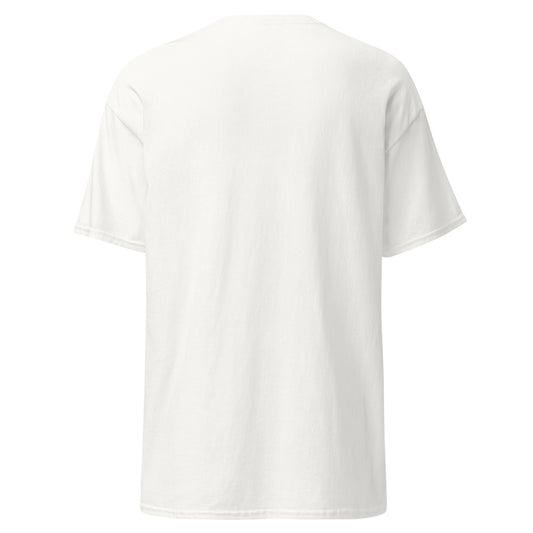 Plain white t-shirt on a white background
