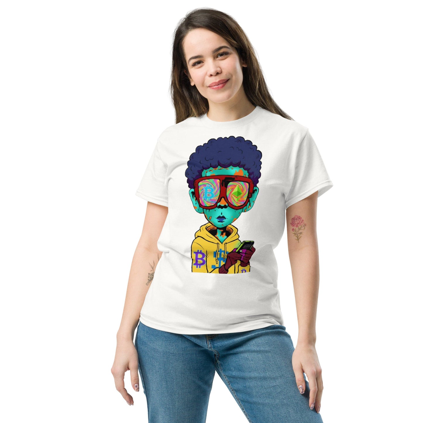 Bitcoin, Ethereum Graphic Tee