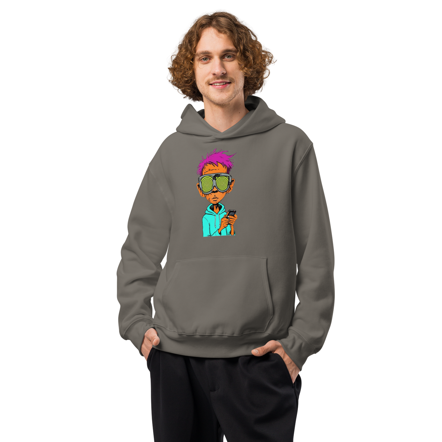 Men Graphic Hoodie