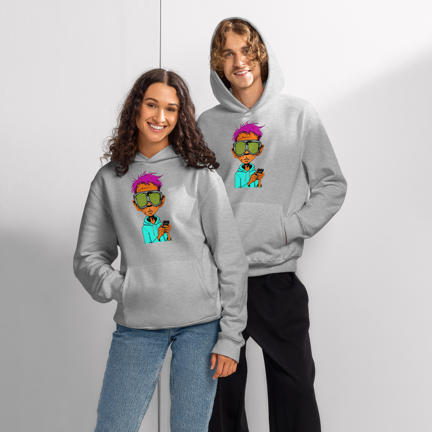 Unisex oversized heavyweight graphic hoodie