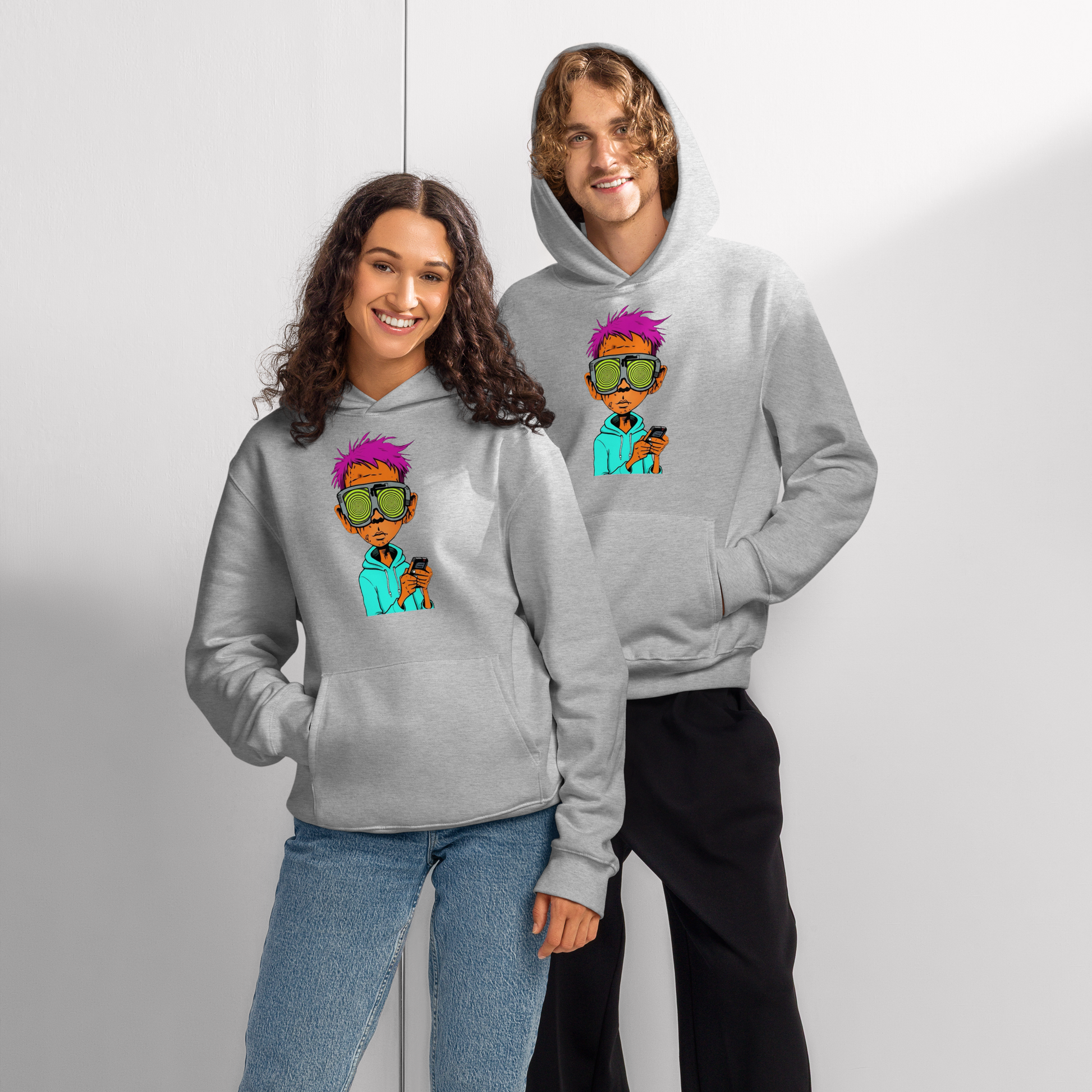 Unisex oversized heavyweight graphic hoodie